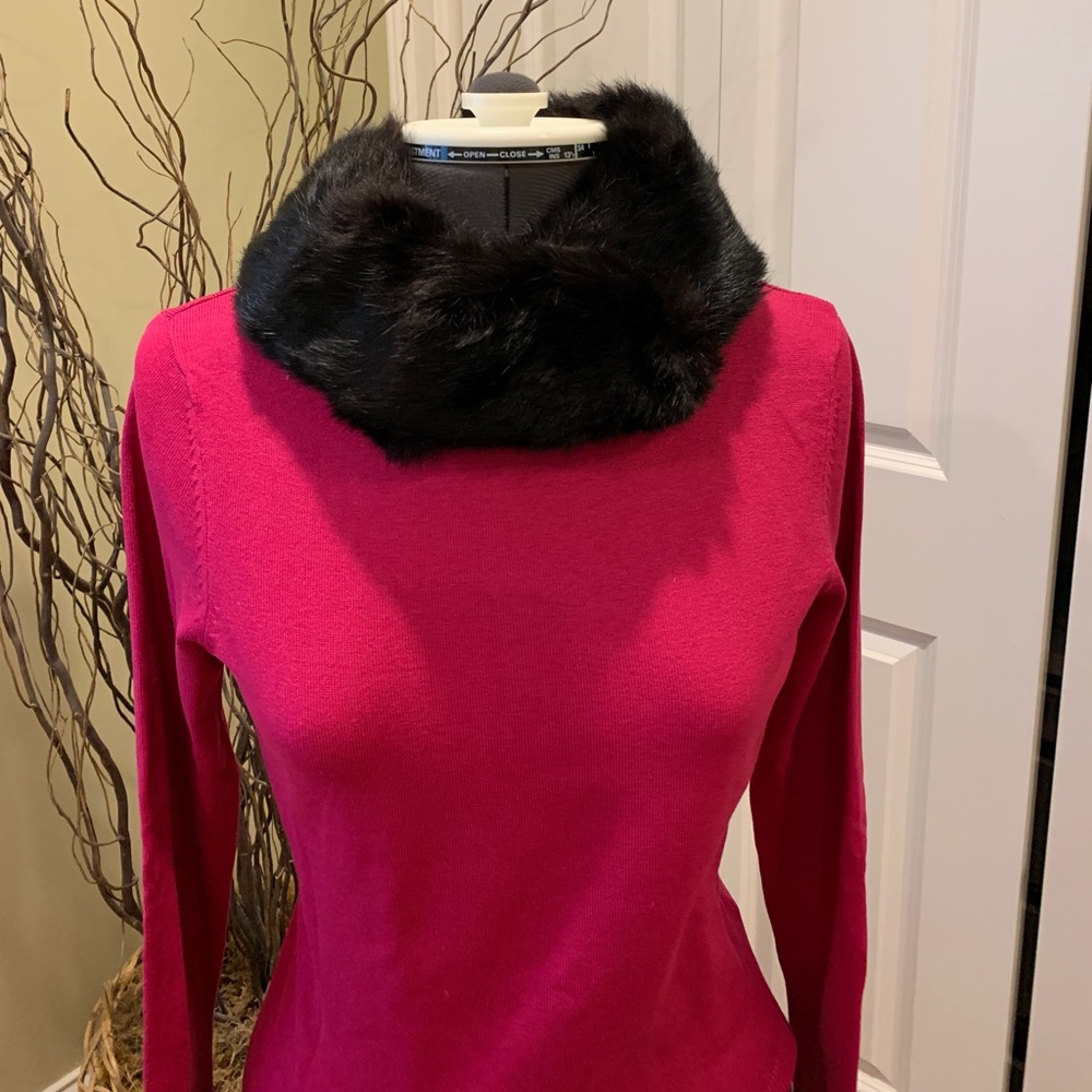 Vintage real fur collar